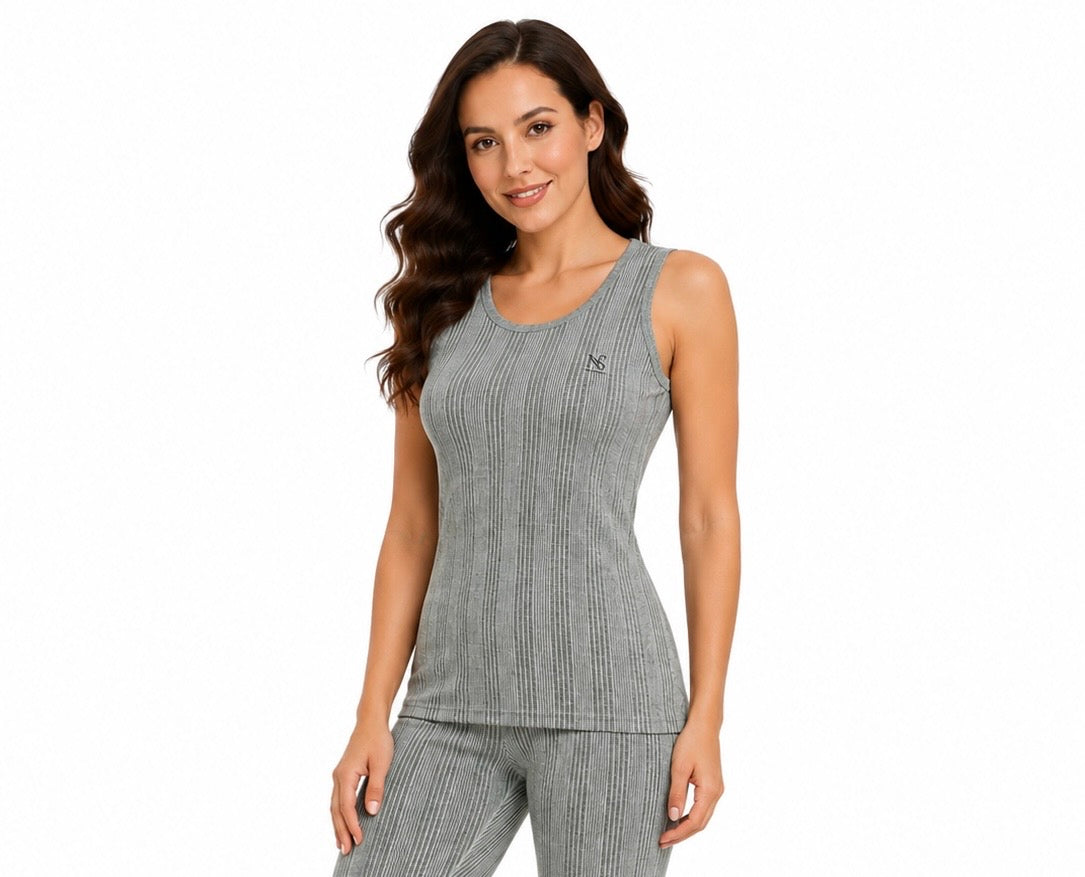 New Step Select - Women’s Cotton Thermal Top Sleeveless