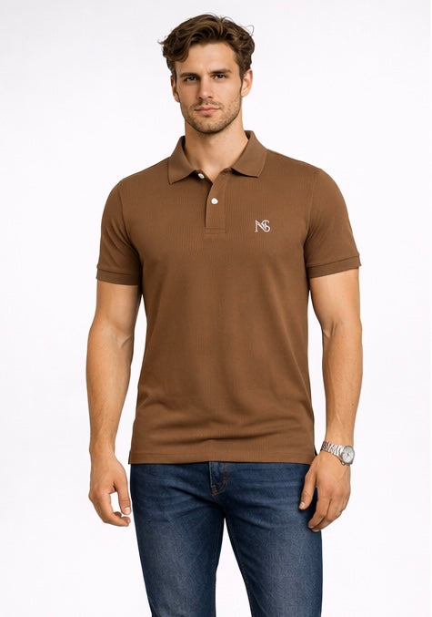 Men’s Premium Polo T-Shirt | Half Sleeves | Polyester Fabric | NS Reflective Logo