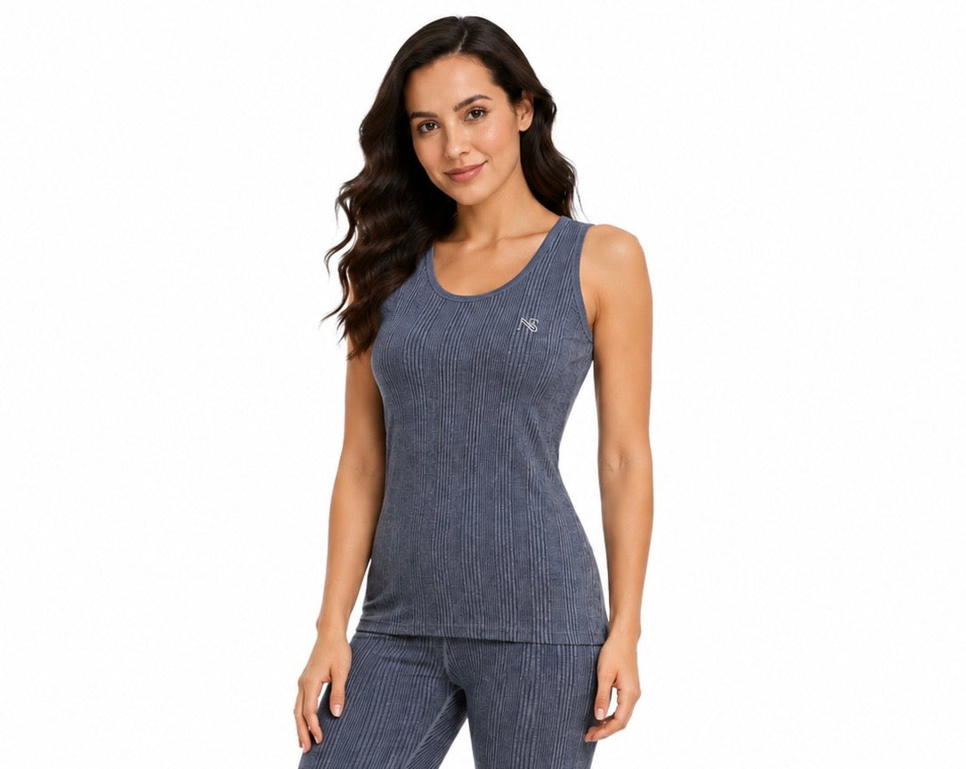 New Step Select - Women’s Cotton Thermal Top Sleeveless