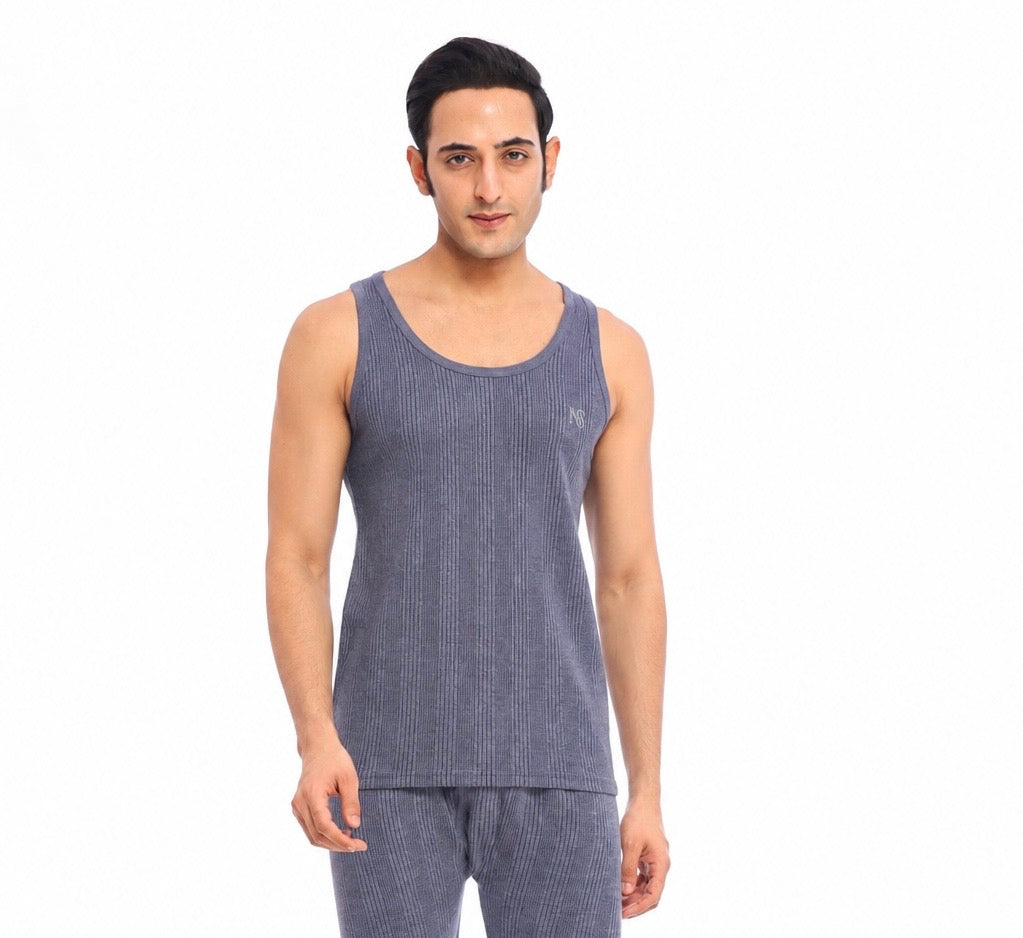 New Step Select - Men’s Cotton Thermal Top Sleeveless