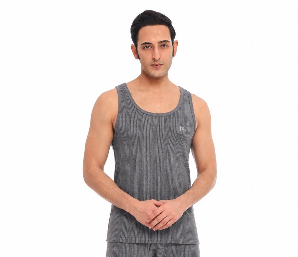 New Step Select - Men’s Cotton Thermal Top Sleeveless
