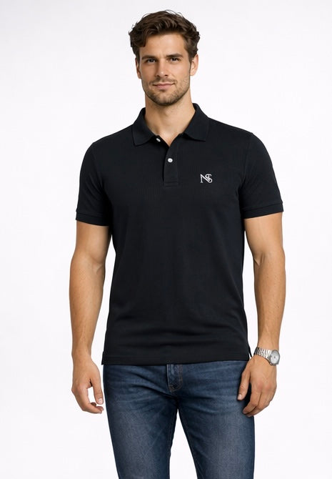Men’s Premium Polo T-Shirt | Half Sleeves | Polyester Fabric | NS Reflective Logo