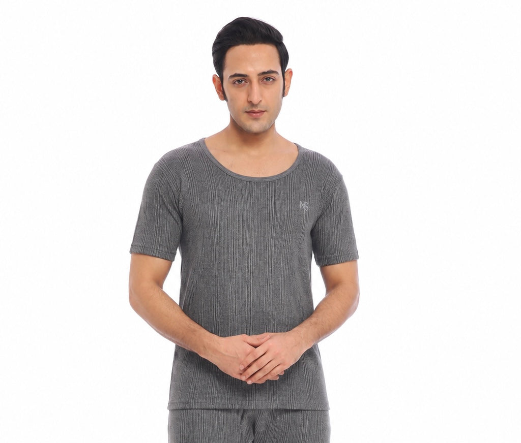 New Step Select - Men's Cotton Thermal Top Half Sleeves