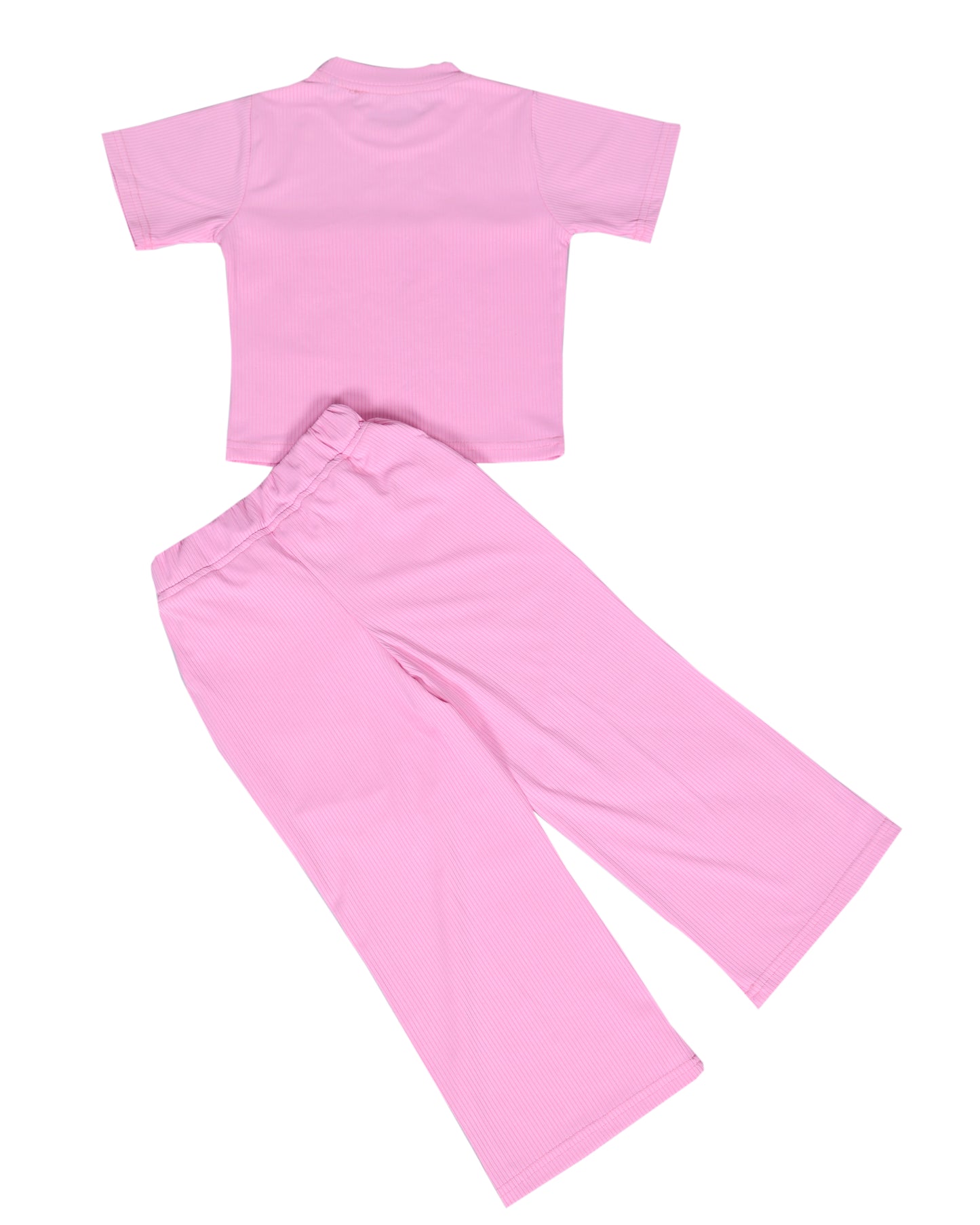 Girls Rib Knit Pant Set