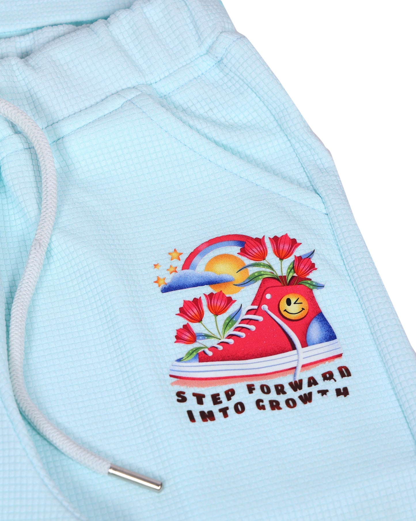 Girls Waffle Knit Pant Set