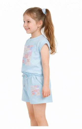 Girls Waffle Knit Nikar Set