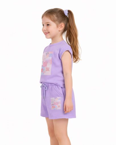 Girls Waffle Knit Nikar Set