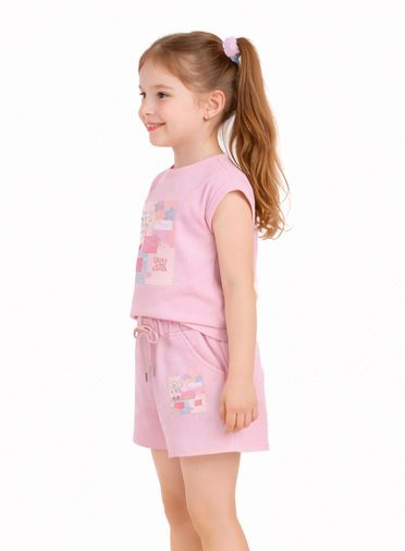 Girls Waffle Knit Nikar Set