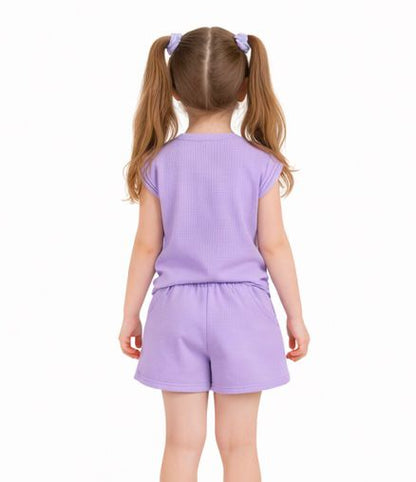 Girls Waffle Knit Nikar Set